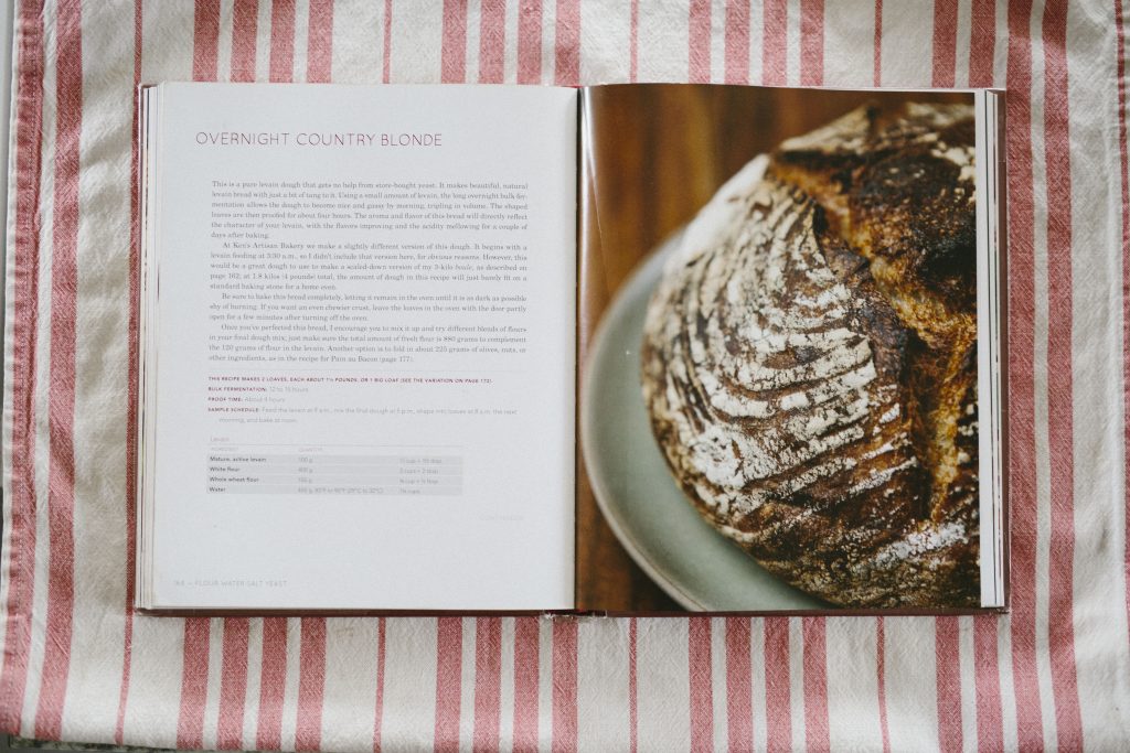 sourdough bread recipe book page
