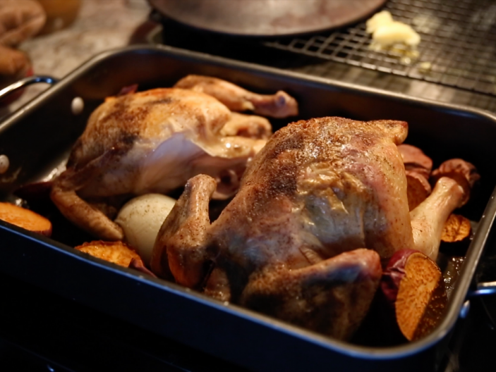 Quick & Easy Oven Roasted Whole Chicken